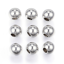 Stainless Steel Color 304 Stainless Steel Tube Beads, Hollow, Stainless Steel Color, 22.5x11mm, Hole: 9mm
