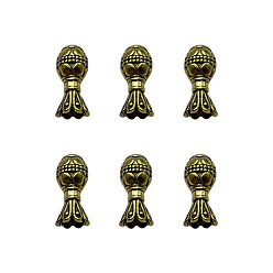 Античное Золото Тибетского стиля мозг заканчивается, заглушки для ожерелья, изготовление браслетов, античное золото , 12x6 мм, отверстие : 1 мм, Около 684 шт / 500 г