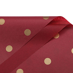 Коричневый 2 листы бумаги для упаковки подарков в горошек, прямоугольные, сложенный букет цветов украшение оберточной бумаги, коричневые, 700x500 мм