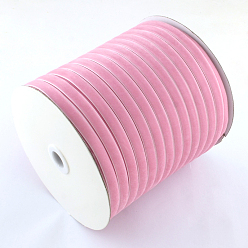 Pearl Pink 1/8 inch Single Face Velvet Ribbon, Pearl Pink, 1/8 inch(3.2mm), about 200yards/roll(182.88m/roll)