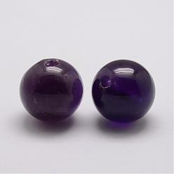Amethyst Natural Amethyst Beads, Round, 20mm, Hole: 3~4mm