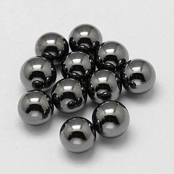 Hématite Sans Magnétique   Non-magnétiques perles synthétiques d'hématite, sphère de pierres précieuses, pas de trous / non percés, ronde, 10mm