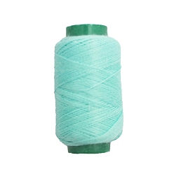 Turquoise Pâle Fils à coudre en polyester, pour la couture à la main et à la machine, broderie pompon, turquoise pale, 0.25mm