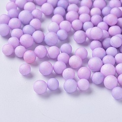 Фиолетовый Маленькие шарики из пенопласта, круглые, поделки для дома, школьный ремесленный проект, фиолетовые, 3.5~6 мм, 7000 шт / мешок