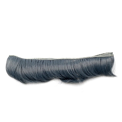 Темно-серый Высокотемпературное волокно короткая челка прическа кукла парик волосы, для поделок девушки bjd makings аксессуары, темно-серый, 1.97 дюйм (5 см)