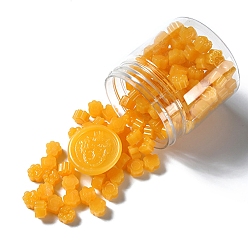 Naranja Partículas de cera para sellar huellas de patas, para sello de sello retro, naranja, 9.5x8.5x6 mm