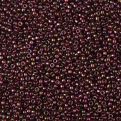 (331) Gold Luster Wild Berry Toho perles de rocaille rondes, perles de rocaille japonais, (331) baies sauvages aux reflets dorés, 11/0, 2.2mm, Trou: 0.8mm, environ5555 pcs / 50 g