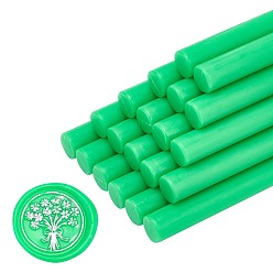 Зеленый газон Сургучные палочки, для ретро старинные сургучной печати, зеленый газон, 135x11 мм