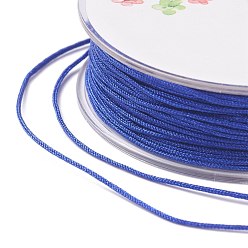 Mauve Nylon Trim Cord, for Chinese Knot Kumihimo String, Mauve, 0.5mm, about 40m/roll