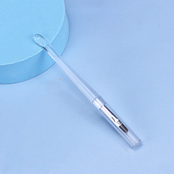 Clear Artificial Fiber Disposable Lip Brush, Makeup Brush Lipstick, Lip Gloss Wands for Makeup Applicator Tool, Clear, 12cm