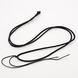 Noir Création de collier de cordon en nylon, noir, 24.4 pouce