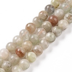 Otro Cuarzo Perlas de cuarzo natural de hebras, rondo, 6.5 mm, agujero: 1 mm, sobre 64 unidades / cadena, 15.43'' (39.2 cm)