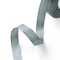 Dark Gray Single Face Satin Ribbon, Polyester Ribbon, Dark Gray, 1/4 inch(6mm), about 25yards/roll(22.86m/roll), 10rolls/group, 250yards/group(228.6m/group)