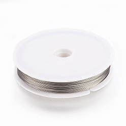 Raw Tiger Tail Wire, Nylon-coated Stainless Steel, Original Color(Raw), Raw, 24 Gauge, 0.5mm, about 164.04 Feet(50m)/roll