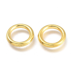 Oro Anillos de unión de plástico ccb, anillo, dorado, 12x2 mm, diámetro interior: 8.5 mm