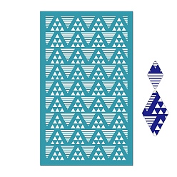 Треугольник Прямоугольный полиэфирный трафарет для трафаретной печати, для росписи по дереву, ткань футболки украшения diy, треугольные, 15x9 см