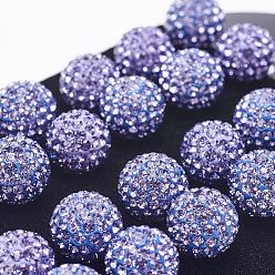 539_Tanzanite Valentines Day Gift for Her, 925 Sterling Silver Austrian Crystal Rhinestone Stud Earrings, Ball Stud Earrings, Round, 539_Tanzanite, 4mm