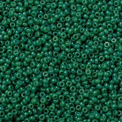 (RR4477) Duracoat Dyed Opaque Spruce MIYUKI Round Rocailles Beads, Japanese Seed Beads, (RR4477) Duracoat Dyed Opaque Spruce, 15/0, 1.5mm, Hole: 0.7mm, about 27777pcs/50g