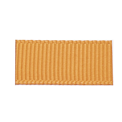 Orange High Dense Polyester Grosgrain Ribbons, Orange, 3/8 inch(9.5mm), about 100yards/roll
