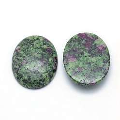 Ruby in Zoisite Natural Ruby in Zoisite Cabochons, Oval, 40x30x7.5~8mm