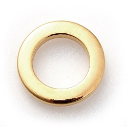 Золотой 304 нержавеющей стали связывающий кольца, кольцо, золотые, 14x2 мм, отверстие : 9 мм