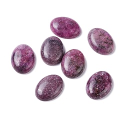 Lepidolite Natural Lepidolite/Purple Mica Stone Cabochons, Oval, 30x22x7mm