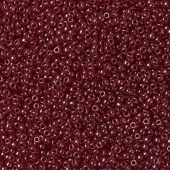 (RR2410) Transparent Dark Topaz MIYUKI Round Rocailles Beads, Japanese Seed Beads, (RR2410) Transparent Dark Topaz, 8/0, 3mm, Hole: 1mm, about 2111~2277pcs/50g