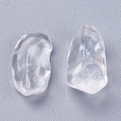Quartz Crystal Natural Quartz Crystal Chips Beads, Rock Crystal Beads, No Hole/Undrilled, 4~15x3~9x1~9mm