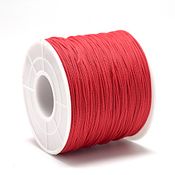 Rouge Câblés de polyester, rouge, 0.5~0.6mm, environ 131.23~142.16 yards (120~130m)/rouleau