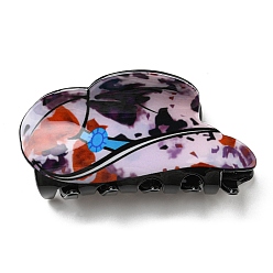 Colorful Hat PVC Claw Hair Clips, for Woman Girl Thick Hair, Colorful, 42x85x40mm