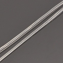 Clair Fil de cristal élastique coréen, chaîne de bracelet extensible, avec boite, pour la fabrication de bijoux, clair, 1mm, environ 109.36 yards (100m)/rouleau