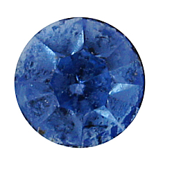 Saphir Clair  Perles en laiton de strass, avec un noyau de fer, Grade a, sans nickel, de couleur métal argent, ronde, saphir clair, 8 mm de diamètre, Trou: 1mm