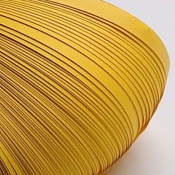 Gold Quilling Paper Strips, Gold, 530x10mm, about 120strips/bag