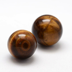 Tiger Eye Grade A Natural Tiger Eye Round Beads, Gemstone Sphere, No Hole/Undrilled, 12mm