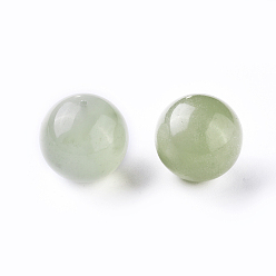 New Jade Natural New Jade Beads, Round, 19.5~20.5mm, Hole: 1mm