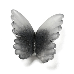 Бабочка Кабошоны из черной смолы, для изготовления ювелирных изделий, бабочка, 20.5x20x4 мм