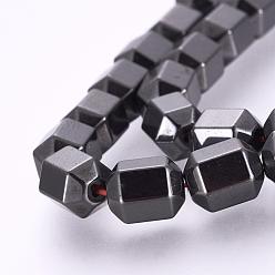 Magnetic Hematite Magnetic Hematite Beads Strands, Synthetic, 8x6x6mm, Hole: 1mm, about 48pcs/strand, 15.7 inch(40cm)