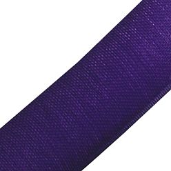 Purple Polyester Organza Ribbon, Purple, 3/8 inch(9mm), 200yards/roll(182.88m/roll)