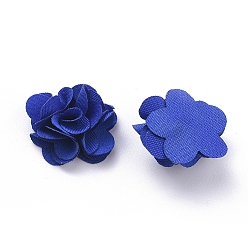 Bleu Foncé Ornement accessoires, couture artisanat, fleur, bleu foncé, 20x9mm