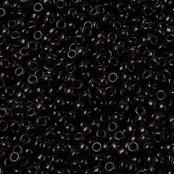 (RR135) Transparent Root Beer MIYUKI Round Rocailles Beads, Japanese Seed Beads, (RR135) Transparent Root Beer, 8/0, 3mm, Hole: 1mm, about 2111~2277pcs/50g