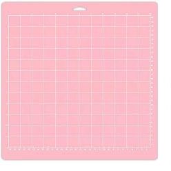 Pink Square PVC Cutting Mat, Cutting Board, for Craft Art, Pink, 35.6x33cm