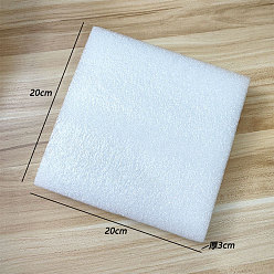 White Square Needle Felting Foam Pad, for Needle Felting Supplies, Craft Tools, Needle Felting Base, White, 200x200x30mm