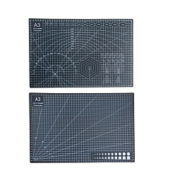 Шифер Серый A3 пластиковый коврик для резки, разделочная доска, для ремесленного искусства, прямоугольные, шифер серый, 30x45 см