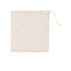 Blanc Antique Pochettes de rangement en coton, sacs à cordonnet, rectangle, blanc antique, 30x24 cm