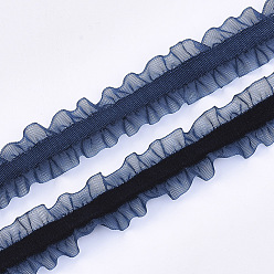 Prusia Azul Cinta de organza de terciopelo, null, 3/4 pulgada (18 mm), aproximadamente 20 yardas / rollo (18.29 m / rollo)