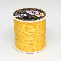 Золотистый Нейлоновая нить, гремучий атласный шнур, золотые, 1.5 мм, около 38.27 ярдов (35 м) / рулон
