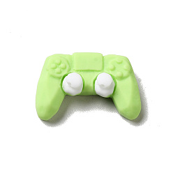 Light Green Opaque Resin Cabochons, Game Controller, Light Green, 15x24x7.5mm
