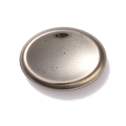Antique Bronze Plated Vacuum Plating Non-magnetic Synthetic Hematite Massager, Worry Stone, Massage Tools, Oval, Antique Bronze Plated, 34.5x44x9.5mm