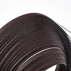 Brun Saddle QUILLING bandes de papier, selle marron, 390x3mm, à propos 120strips / sac