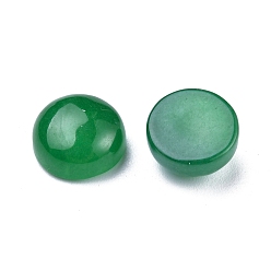 Jade Malais Malaisie naturelle cabochons de jade, demi-tour, 8x3.5~4mm